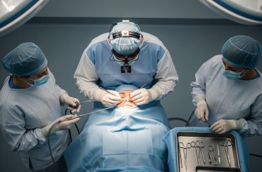 surgeon doing surgery