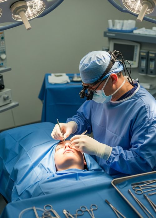 Turkish surgeon doing operation