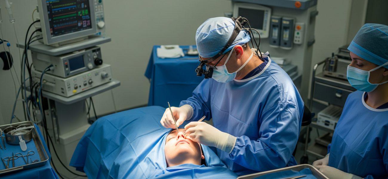Turkish surgeon doing operation